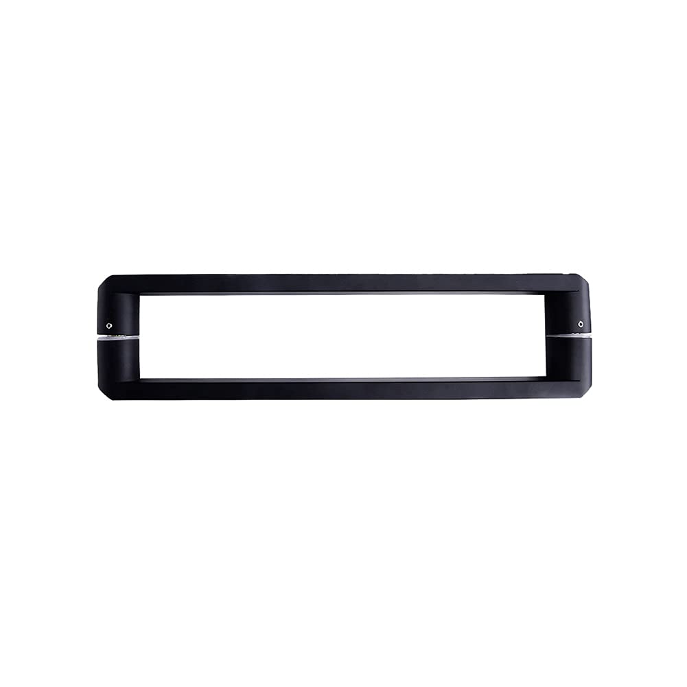 HYLYGFH Shower Door Handle Sets,SUS304 Stainless Steel Glass Door Handle,Replace Old or Damaged Door Handles - Black (Size : 440mm+480mm)