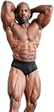 Exxact Sports Classic Bodybuilding Posing Trunks, NPC IFBB Classic Physique Competition Posing Trunks - (Black, Small)