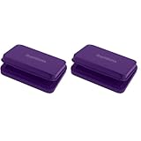 シャチハタ シヤチハタ スタンプ台 HGN-1-V 小形 紫 (× 2)