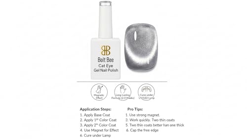 Image of Bolt Bee Gel Nail Polish - Highly Pigmented Glossy Finish, Smooth Application, Chip-Resistant Long-Lasting Color, Uv /led Lamp Cure, DIY Manicure & Salon Nail Art - 9ml