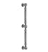 Jaclo G20-48-ORB 90 Degree Reeded with Finials Grab Bar with Right-Hand Configuration, Bronze Umber