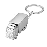 DONWOIE LKW Schlüsselanhänger Damen, Geschenk für Trucker & Fans des Industrie-Stils, Taschenanhänger