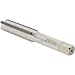 Hertel Straight Flute Tap, M12x1.25 Metric Fine, 4 Flute, Bottoming Chamfer, High-Speed Steel, Bright/Uncoated Finish, 3-3/8