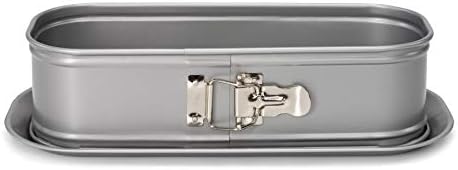 Patisse loaf springform pan with Leakproof Base, 11-3/4" (30 cm), Silver Gray Metallic Color