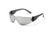 Z-Force 20-100 Series ANSI Z87 Lightweight Safety Glasses Silver Mirror Lens