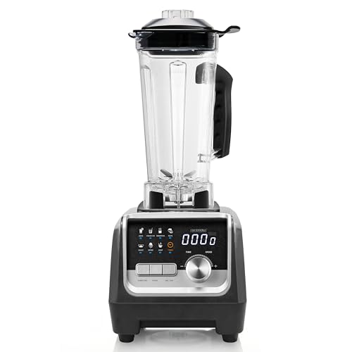 Arendo – Standmixer 2000 Watt - Hochleistungsmixer Edelstahl - 2 Liter Fassungsvermögen – mit Display - 9 Geschwindigkeitsstufen – hochwertige Edelstahl-Messereinheit – 3 voreingestellte Programme