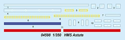 Third decal sheet or parts layout for HMS Astute model kit
