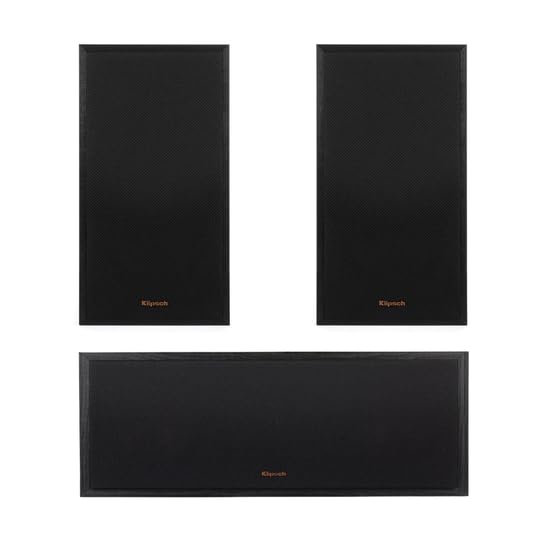 Image of Klipsch R-51M Bookshelf Speakers (Pair) with R-52C Center Channel Home Speaker (Black) Bundle