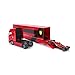 HTLNUZD New 1/43 F1SF24#16 Racing Hauler in Pallet, Alloy Adult Miniature Diecast Container Truck Car Model (Ferrari)