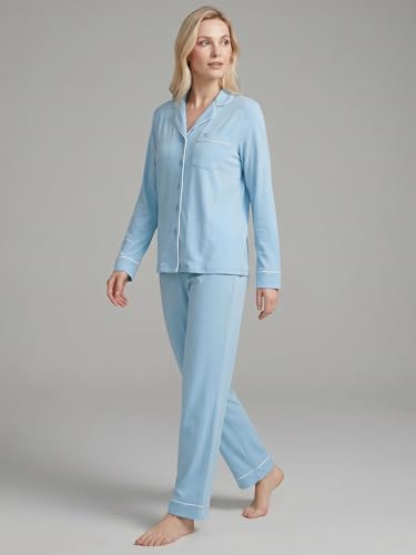 Image of Women's Petite Cotton Pajama Set Petite Length Pjs