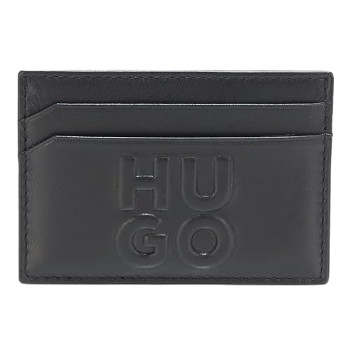 HUGO Stacked Logo Card Case, Black Currant, PCE.