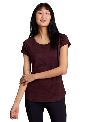 RBX Active Women's Athletic Quick Dry Space Dye Short Sleeve Yoga T-Shirt