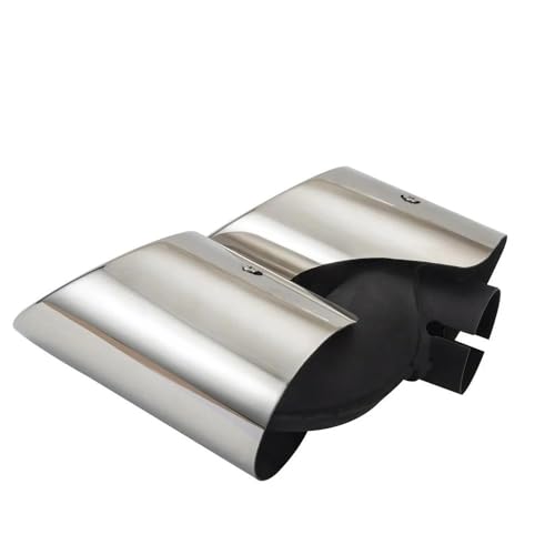 Tubo de escape de coche para Macan 2019+ con cola redonda tipo S Black 3