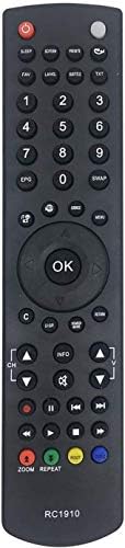 MYHGRC New Replacement TV Remote Control RC1910 for Toshiba/Sharp/Bush TV Universal Remote Control LCD LED Smart TV - No Setup Required