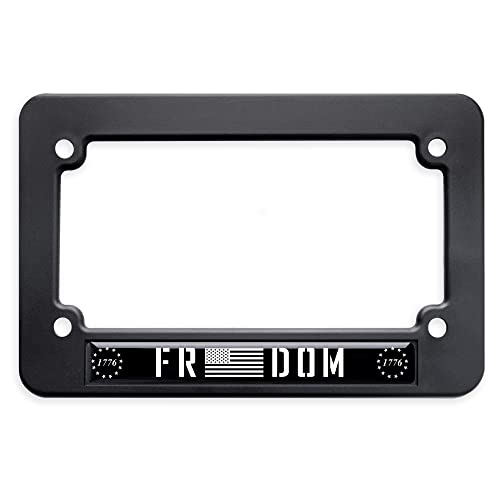 Motorcycle License Plate Frame (Freedom 1776) #TOP2