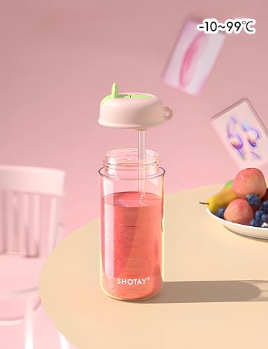Image of THE VENTI SHOTAY COOL Unbreakable Water Bottle with Sipper BPA Free Tritian, Leak-Proof Water Bottle Ideal for Office, Sports, School, Gym (450ML-Cream)