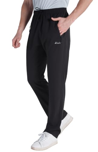 Image of clothin Mens Workout Athletic Pants Elastic-Waist Drawstring Pants for Sport Exercise Travel,Quick-Dry,Stretchy