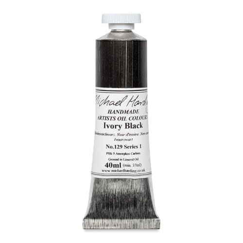 Michael Harding Oil Colour : 40ml Ivory Black