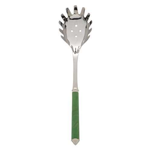 Green Pasta Server – Italian Flatware from Modigliani Condotti Silverware Set