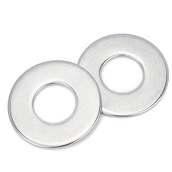 50 Pieces 5/16" x 3/4" Flat Washers,OD 3/4",Universal Metal Washers Stainless Flat Washers,SAE 5/16" Stainless Steel Metal Washer,Flat Washer for Bolts Screws