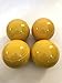 BuyBocceBalls Listing - Made in USA, Premium Quality Official Tournament 4 Ball Bocce Set, Regulation Size and Weight, 920 Grams (2 lbs. 1 oz.) - Yellow 107 mm
