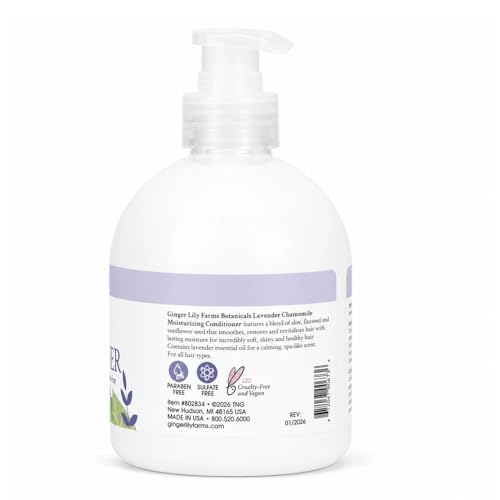 Image of Ginger Lily Farms Botanicals Conditioner, 16.9oz /6pk, Lavender Chamomile
