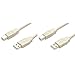 StarTech.com 6 ft Beige A to B USB 2.0 Cable - M/M - 6ft Type a to b USB Cable - 6ft a to b USB 2.0 Cable - 6ft a to b USB Cable (USBFAB_6) (Pack of 2)