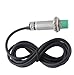 2PCS LJA18M-20N1 M18 Metal Inductive Proximity Switch Sensor 6-36VDC 3-Wire NPN NO Sn-20mm Adjustable 300mA 24V 12V