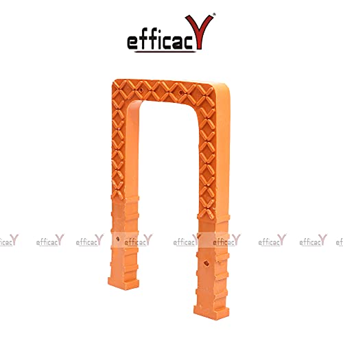 Image of Efficacy Pvc Foot Step Rungs Suitable for Construction Sites, UG Sump Tank, Swimming Pools, Over Head Tanks MS Rod 12 mm Size 265 X 165 X 25 mm (1 Nos)