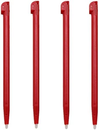 Image of 4PCS Plastic Stylus Pen Game Console Screen Touch Pen for 2DS Tactil Game Console (Red)