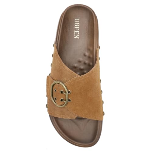 Image of UBFEN Womens Platform Slide Sandals