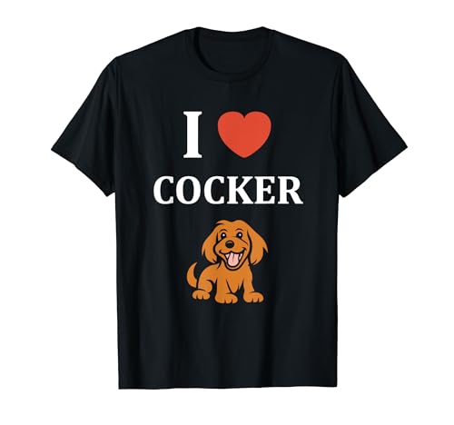 Amore per gli animali del cane per il bambino Cocker Spaniel. Regalo divertente di Cocker Spaniel. Piccolo cane Cocker Spaniel bambino. Per tutti che amano i Cocker. Ragazzo che ama il piccolo Cocker Spaniel.