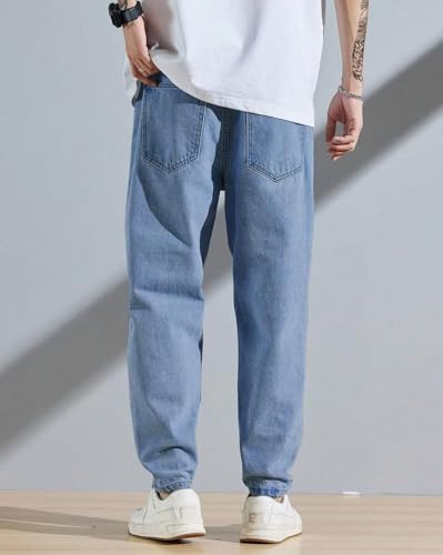 Image of Vogaan Men's Denim Jeans || Tapered Fit Denim Jeans for Men