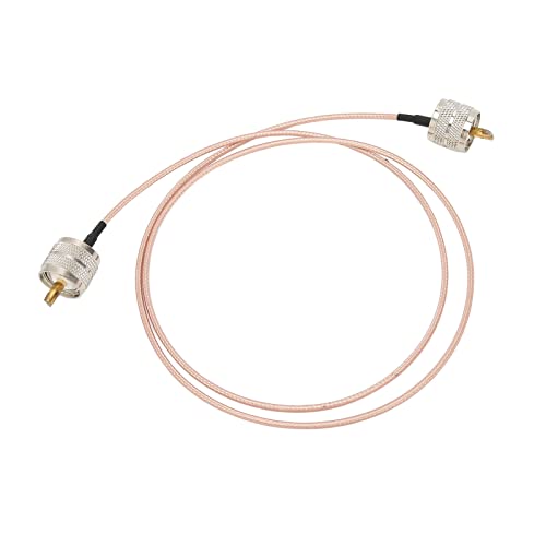 aqxreight PL-259 Cable de Puente Coaxial de Baja Pérdida Confiable Cable de Puente UHF Digital Fácil de Usar para Antenas de Conector PL259