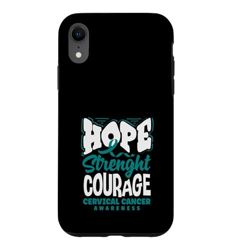Hope Strength Courage �q�{�򂪂�e�B�[�����{�� �X�}�z�P�[�X iPhone XR �p