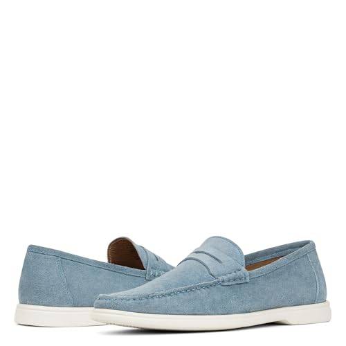 Donald Pliner Men's Clive Loafers, Casual Slip-On Loafer for Men, Breathable Flexible Comfortable & Supportive Everyday Shoes for Business Casual Office Work Denim by Donald J Pliner - Image 8