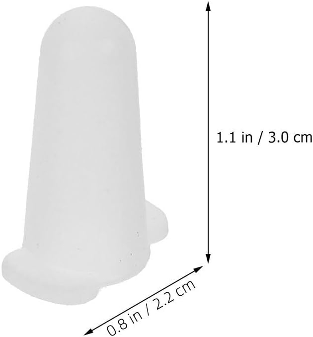 LIFKOME Cake Decoration Tip Protectors 10-Pack Silicone Frosting Nozzle Covers for Piping Tips Flexible and Fits Standard Cake Nozzles Easy to Clean and Store