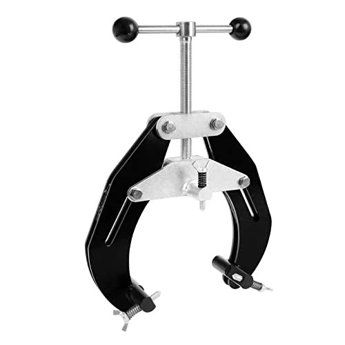 Pipe Clamp, 2 To 6 In, Steel Pipe Alignment Tool With Lightweight Design, High Strength Ultra Clamp With Quick Acting Screws, Strong Hand Tools,Black #TOP1