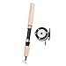 Ice Fishing Rod Reel Combo 75cm Winter Fishing Pole Fiberglass Metal Durable Portable Lightweight for Fathers Sons Husbands Boyfriends Ice Fishing Enthusiasts