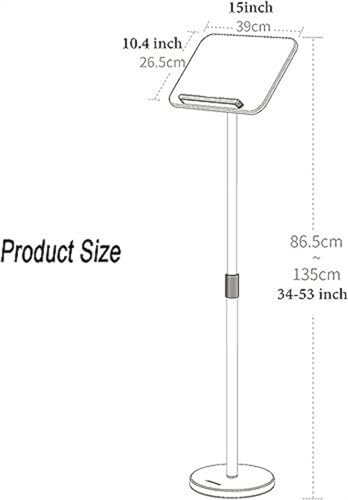 Soporte para computadora ajustable y portátil para lectura de suelo 4