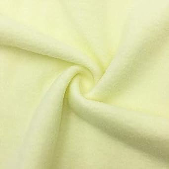 Solid Maize Heavy Weight Anti-Pill Fleece Fabric By The Yard
