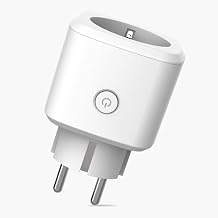 HBN 1X Funksteckdosen mit 1 Fernbedienung, 16A/3.680W Funksteckdosen Set für Innen Weihnachtsdeko, Haushaltsgeräte, Reichweite 30m, Weiß