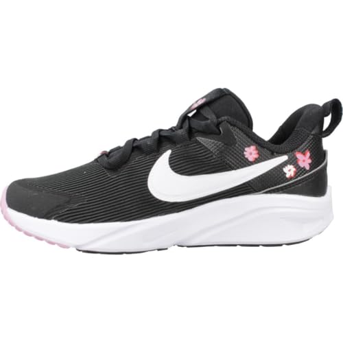Nike Star Runner 4 NN SE Little Kids' Shoes (FJ8079-001, Black/Pink Rise/Picante Red/White)2