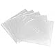 Hama CD-Leerhülle (20er-Pack, Slim, Höhe 5,2mm) CD-Schutzhülle weiß