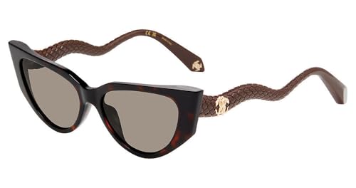 Roberto Cavalli, gafas de sol (SRC128M), color: SHINY BROWN/YELLOW HAVANA (BROWN), 56/16/145, (Female)