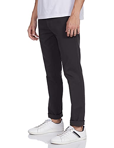 Image of Marks & Spencer Blue Harbour Mens Self Design Mid Rise Slim Fit Trouser