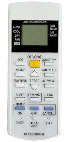 Image of VHM 5 Years Warranty Compatible for Panasonic 1.5 Ton 5 Star Wi-Fi Inverter Smart Split AC Remote 7in1 Convertible, CS /CU-NU18ZKY5W, 2024 Model, White