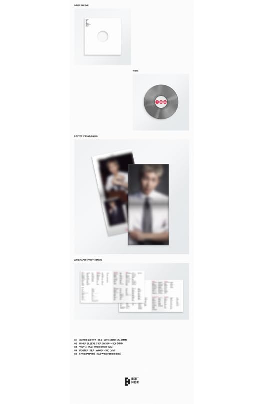 B.T.S ARIRANG [Standard Vinyl Ver.] The 5th Album (RM Silver vinyl