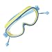 RiToEasysports Kids Swimming Goggles, Large Frame Non Fog HD Swimming Goggles Glasses with Nose Clip for Children (Yellow Blue