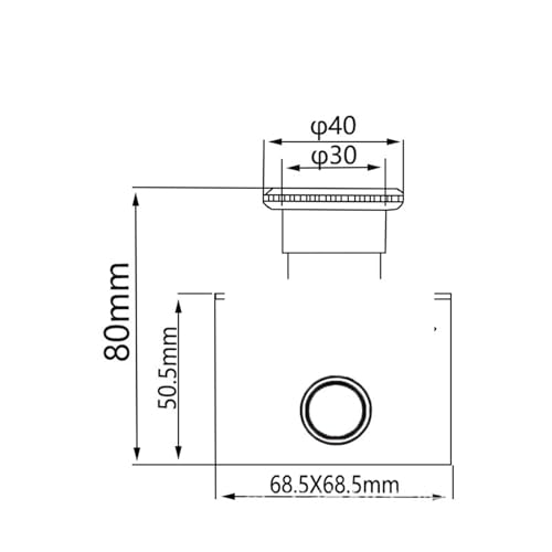 Caja de botones XAL-J174H29 para ascensor con interruptor de parada de emergencia 4